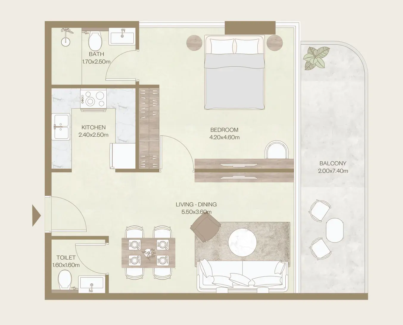 1 Bedroom apartments - Nuve by Zoya