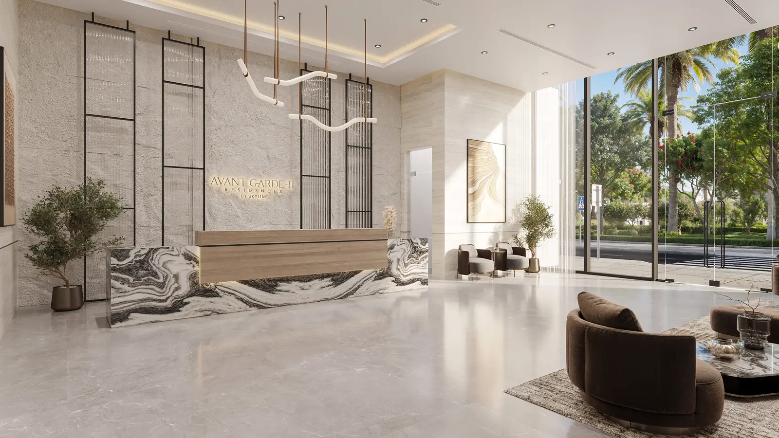 Avant Garde Residences 2 in JVC (Jumeirah Village Circle) by Skyline Builders - Lobby Image 4