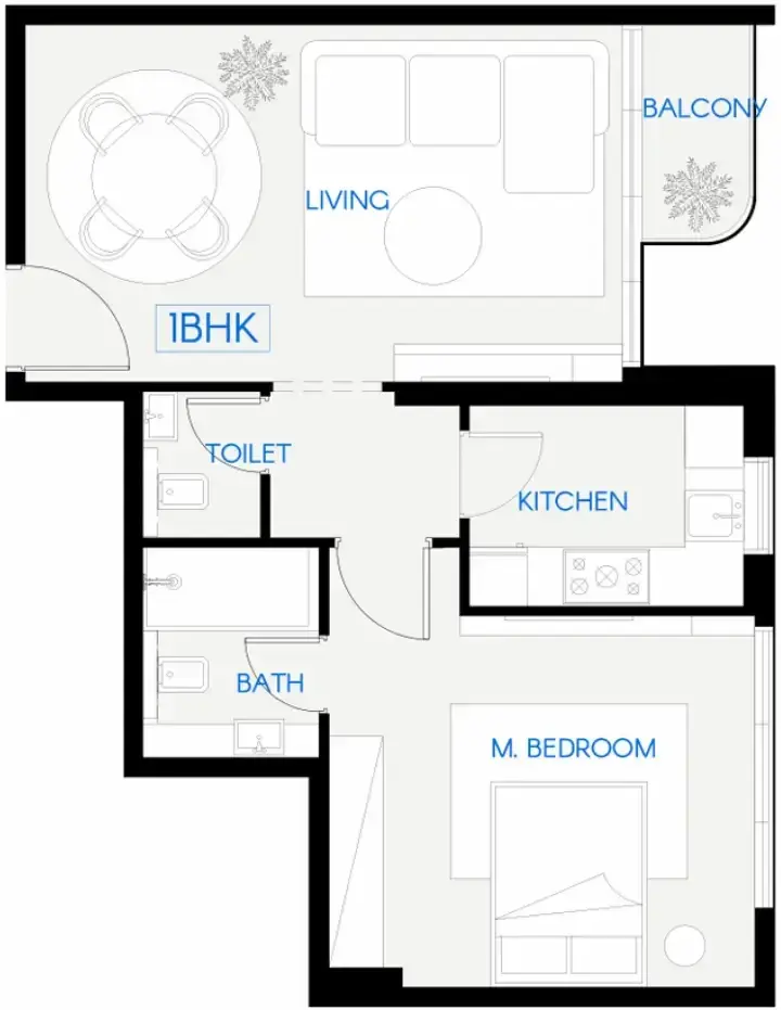 1 Bedroom apartments - Celestara Residences