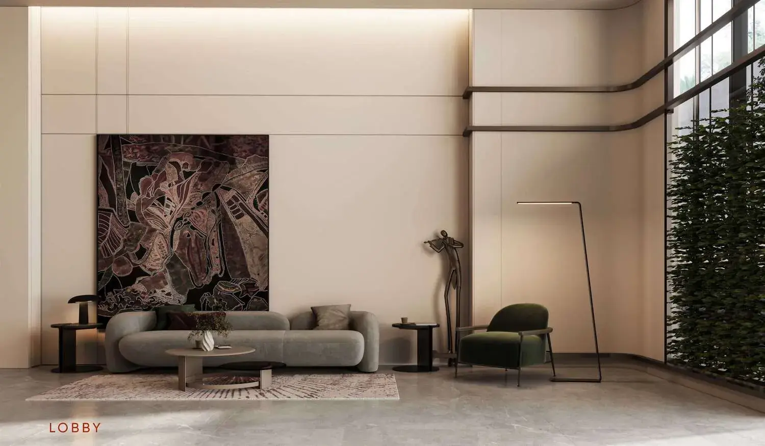 09 Life Residences in Dubai Land Residence by Deniz Properties - Lobby Image 3