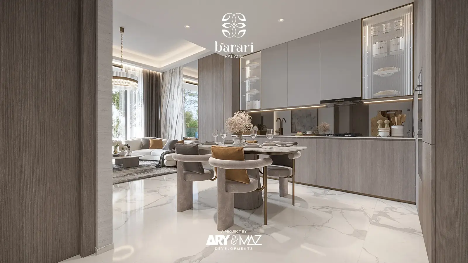 Barari Palace in Majan by ARY & MAZ Developments - Interior Image 3
