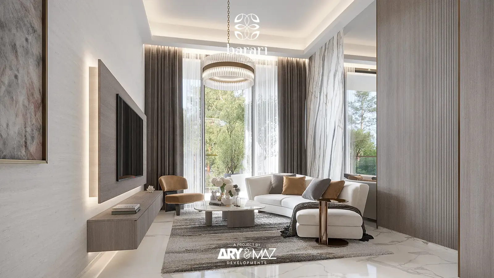 Barari Palace in Majan by ARY & MAZ Developments - Interior Image 4