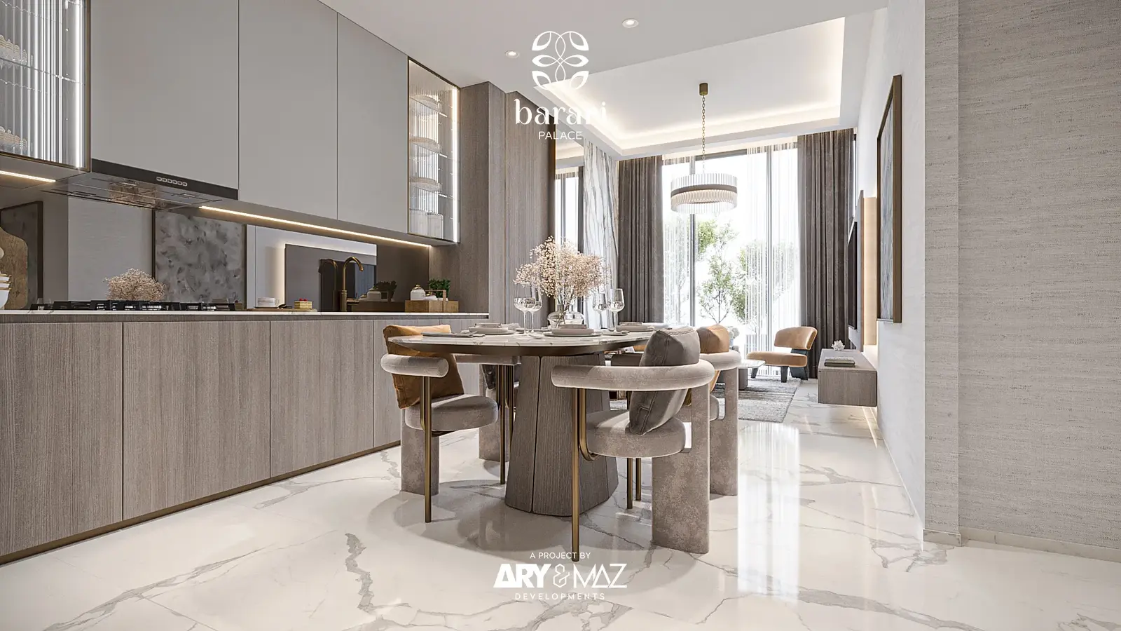 Barari Palace in Majan by ARY & MAZ Developments - Interior Image 7