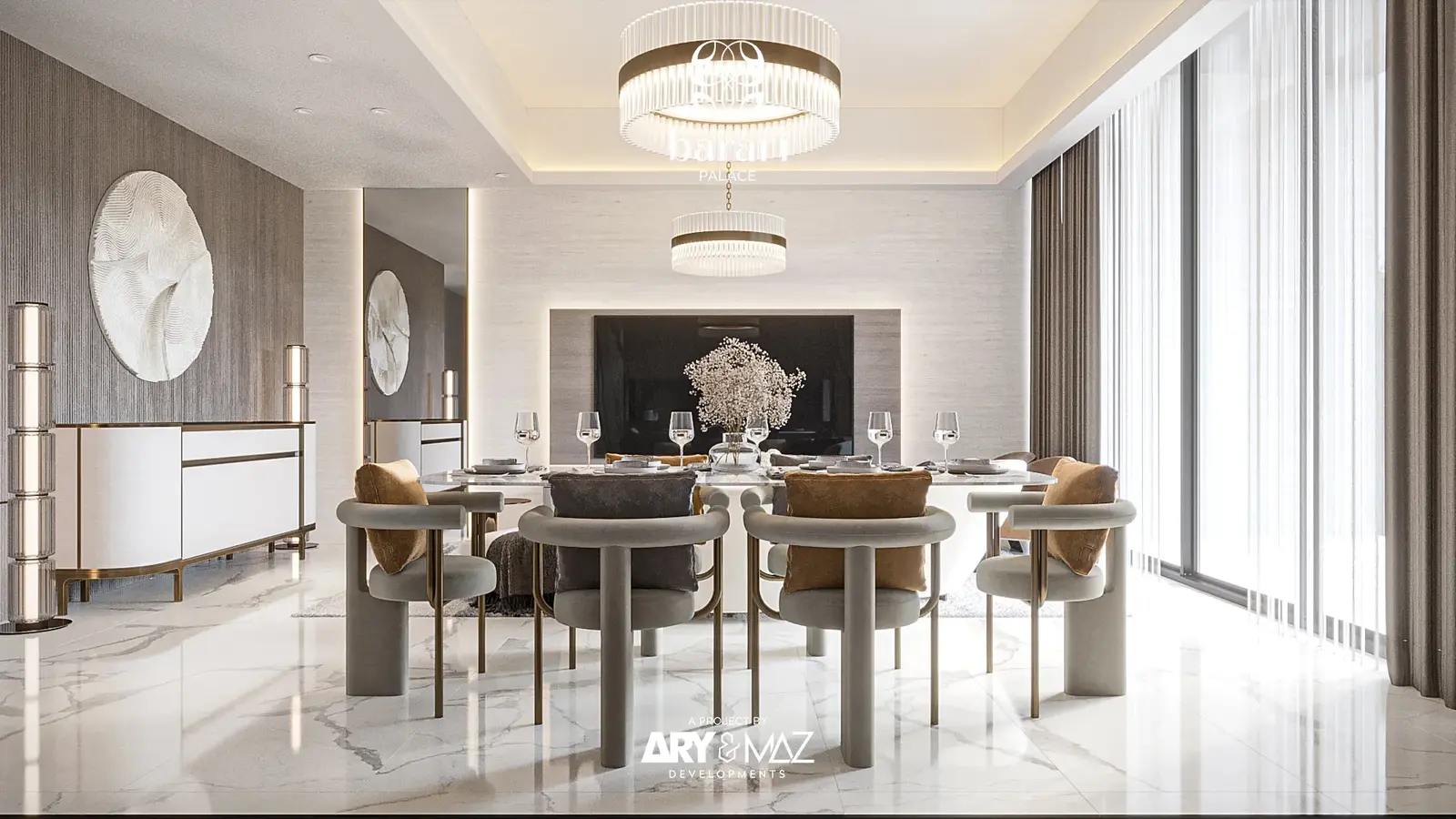 Barari Palace in Majan by ARY & MAZ Developments - Interior Image 15