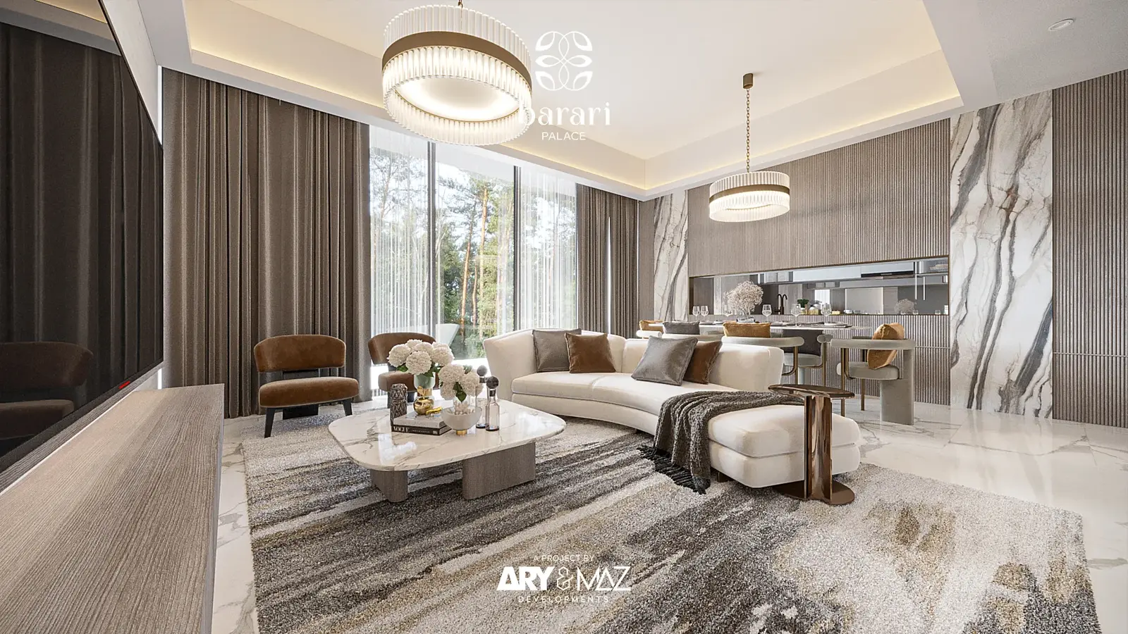 Barari Palace in Majan by ARY & MAZ Developments - Interior Image 16