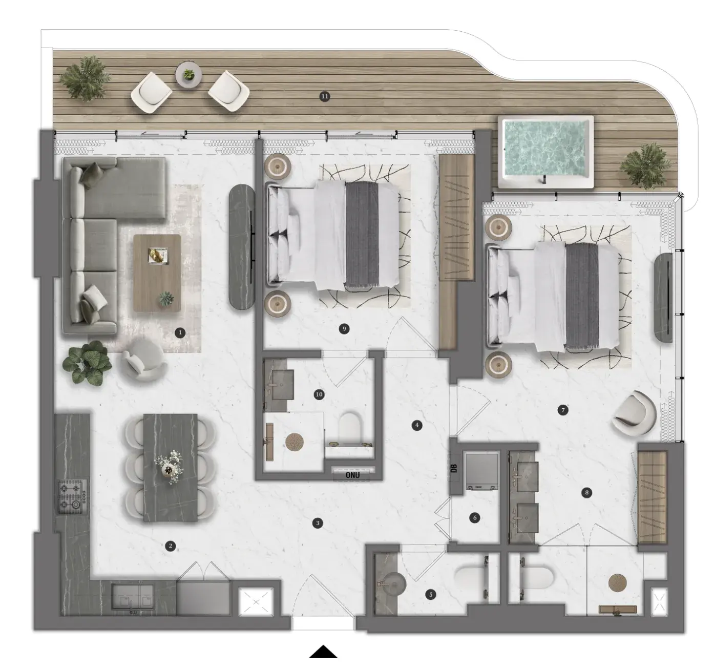 2 Bedrooms apartments - Bond Living