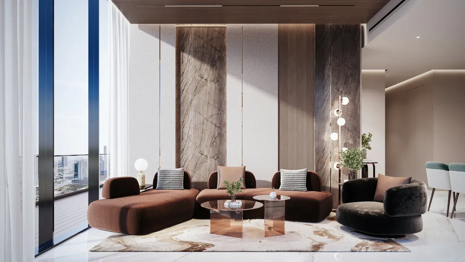 Bond Living in Dubai Land Residence by Pearlshire Developments - Interior Image 5