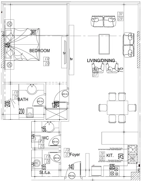 1 Bedroom apartments - Paradise View II