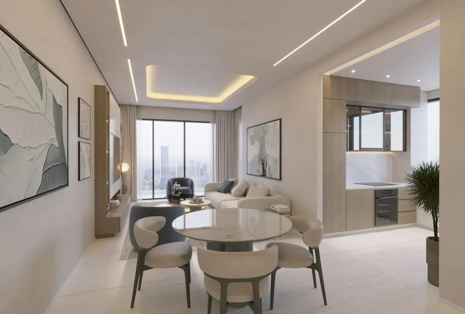 Wadi Hills in Dubai Land Residence by HRE Development - Interior Image 3