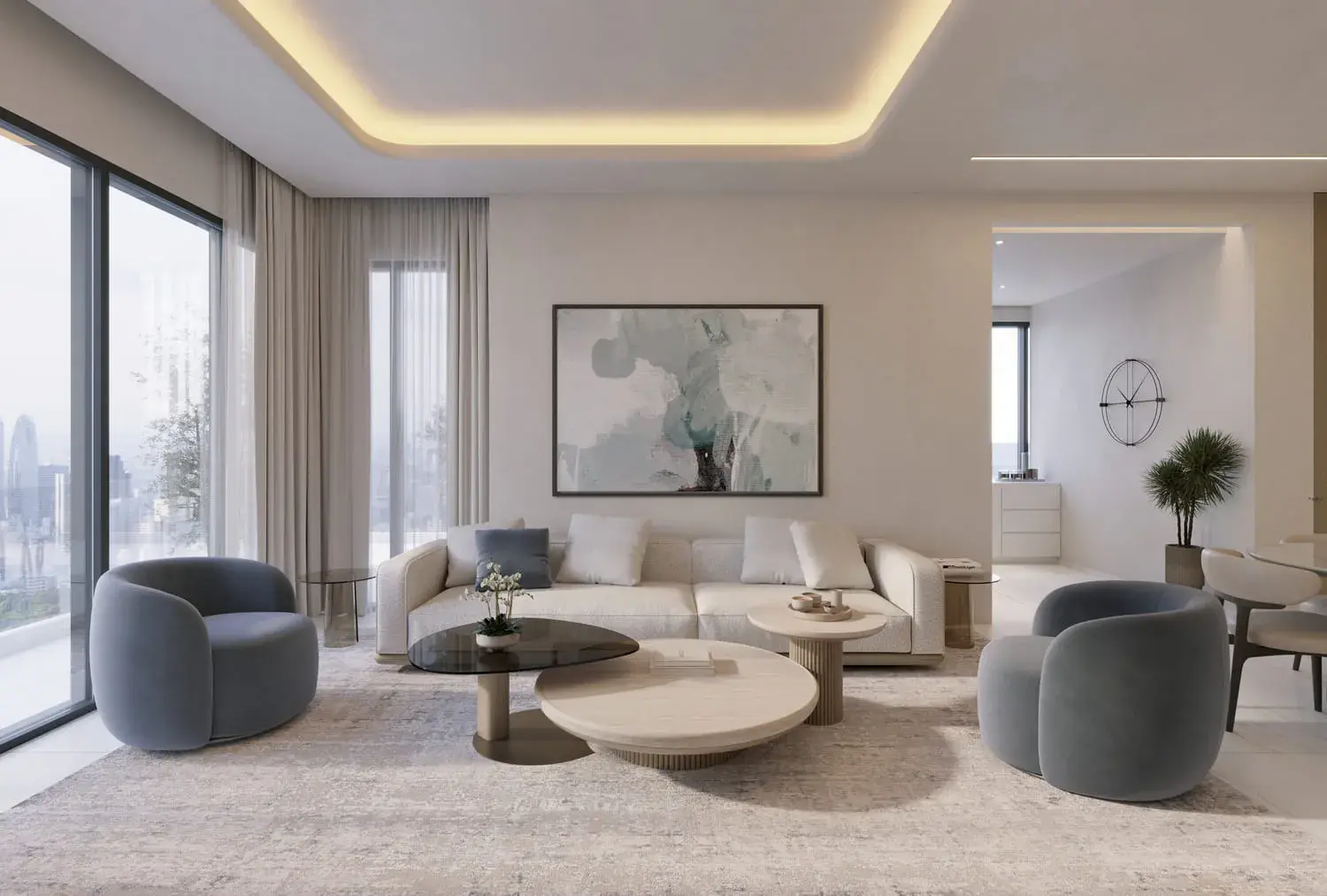 Wadi Hills in Dubai Land Residence by HRE Development - Interior Image 4