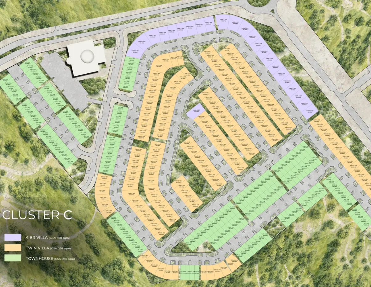 Manchester City Yas Residences Cluster C Master Plan