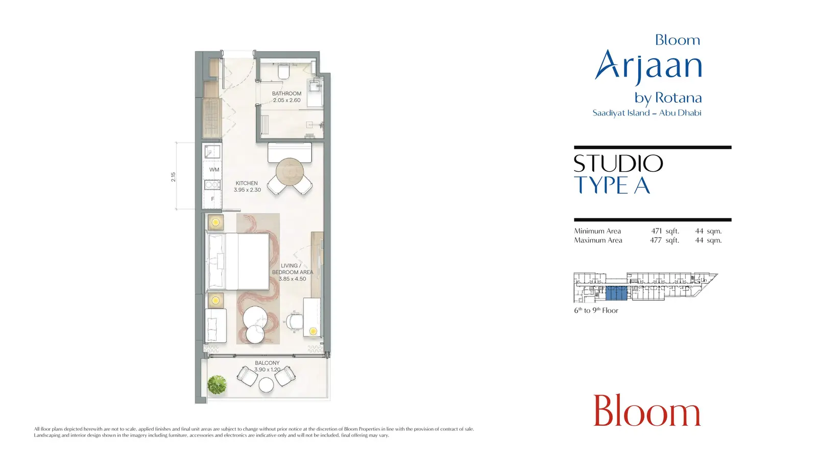 Studio floor plan