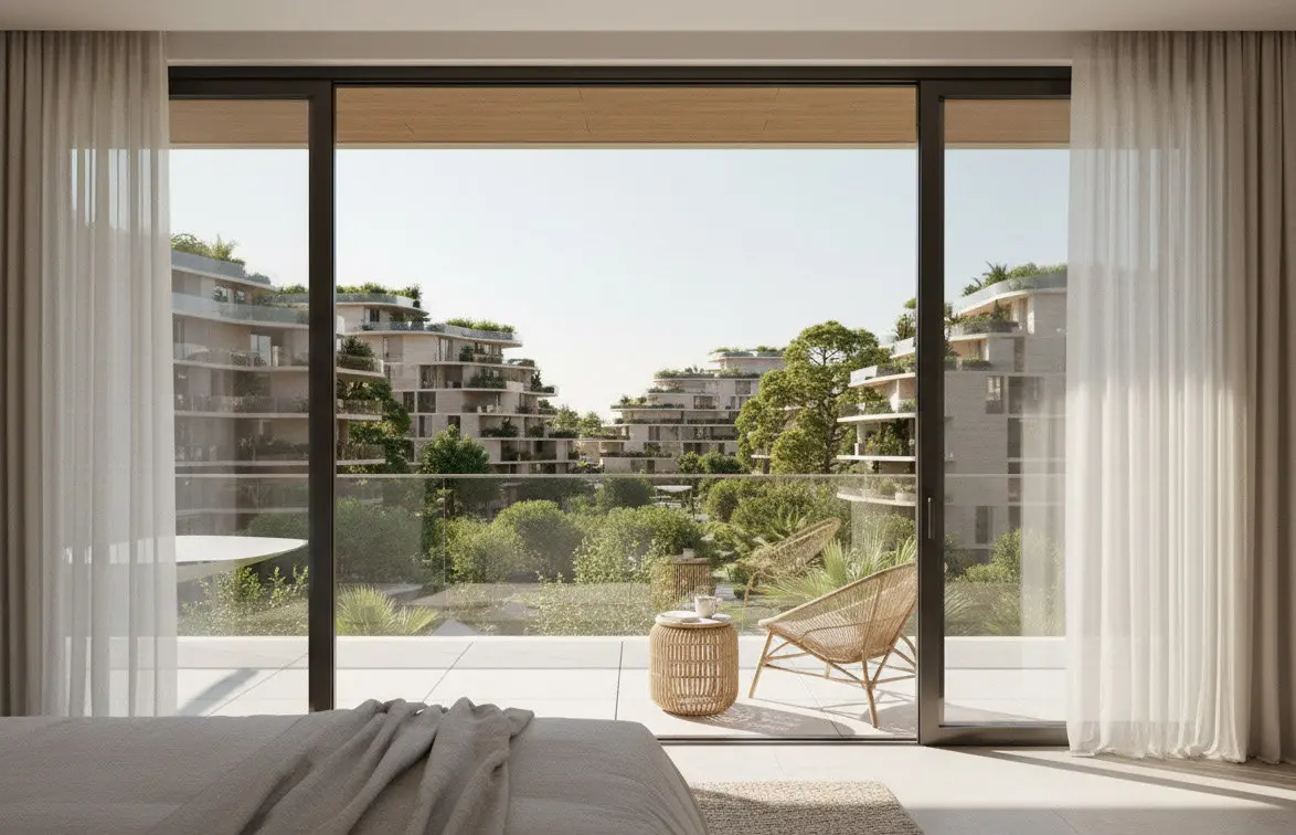 The Wadi apartment interior with terrace