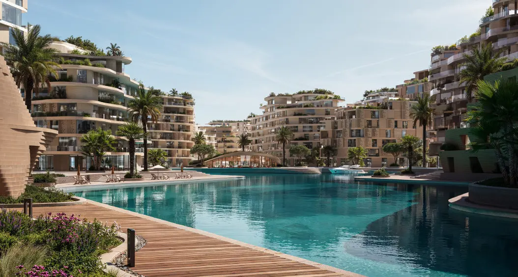 The Wadi pool deck and waterfront