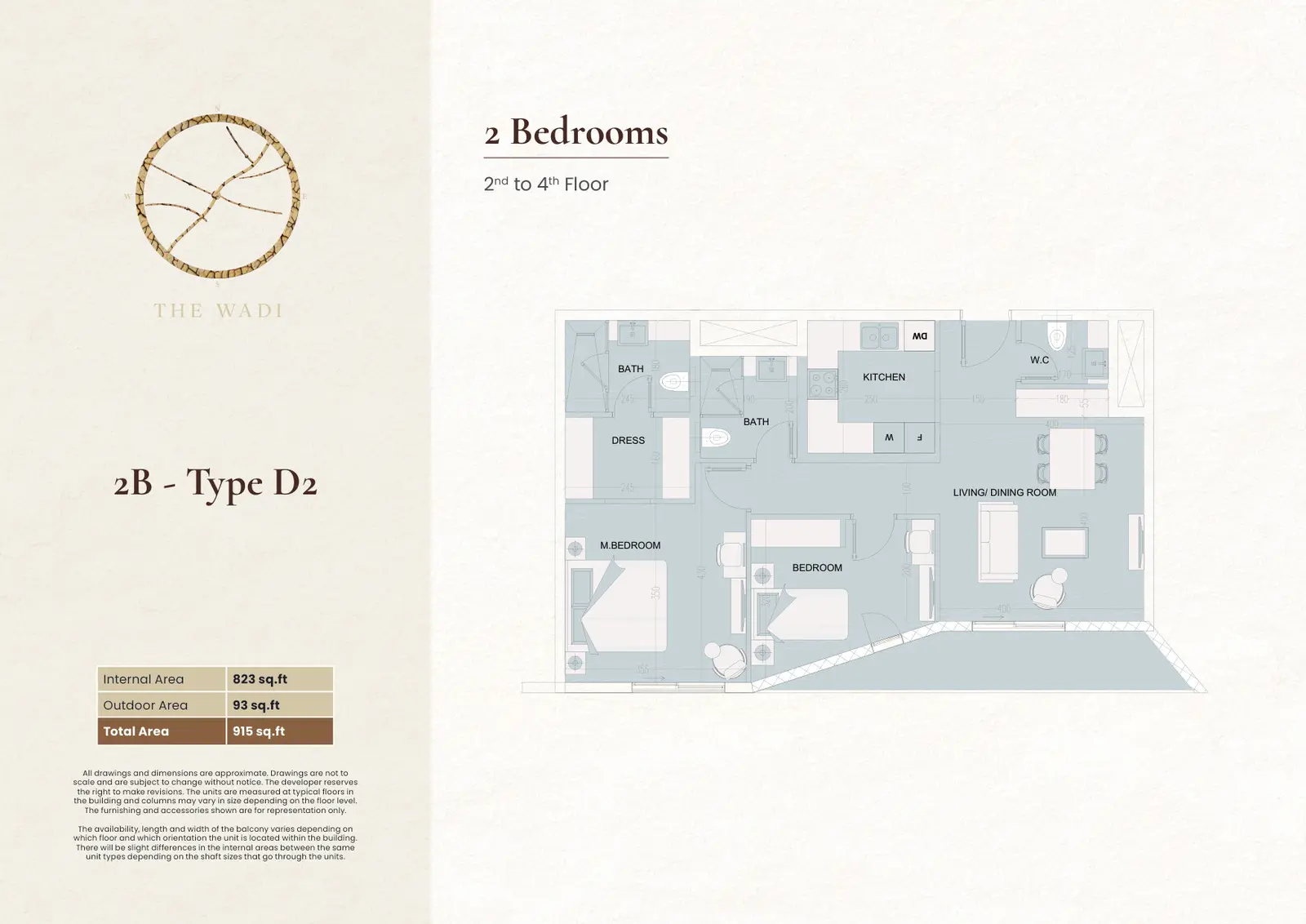 2 BR Apartment