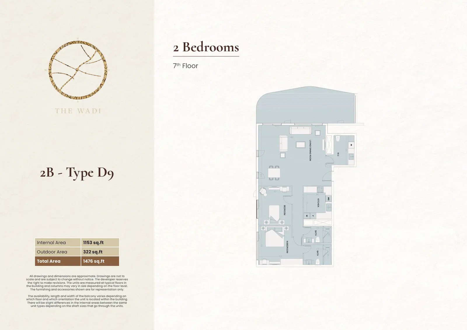2 BR Apartment