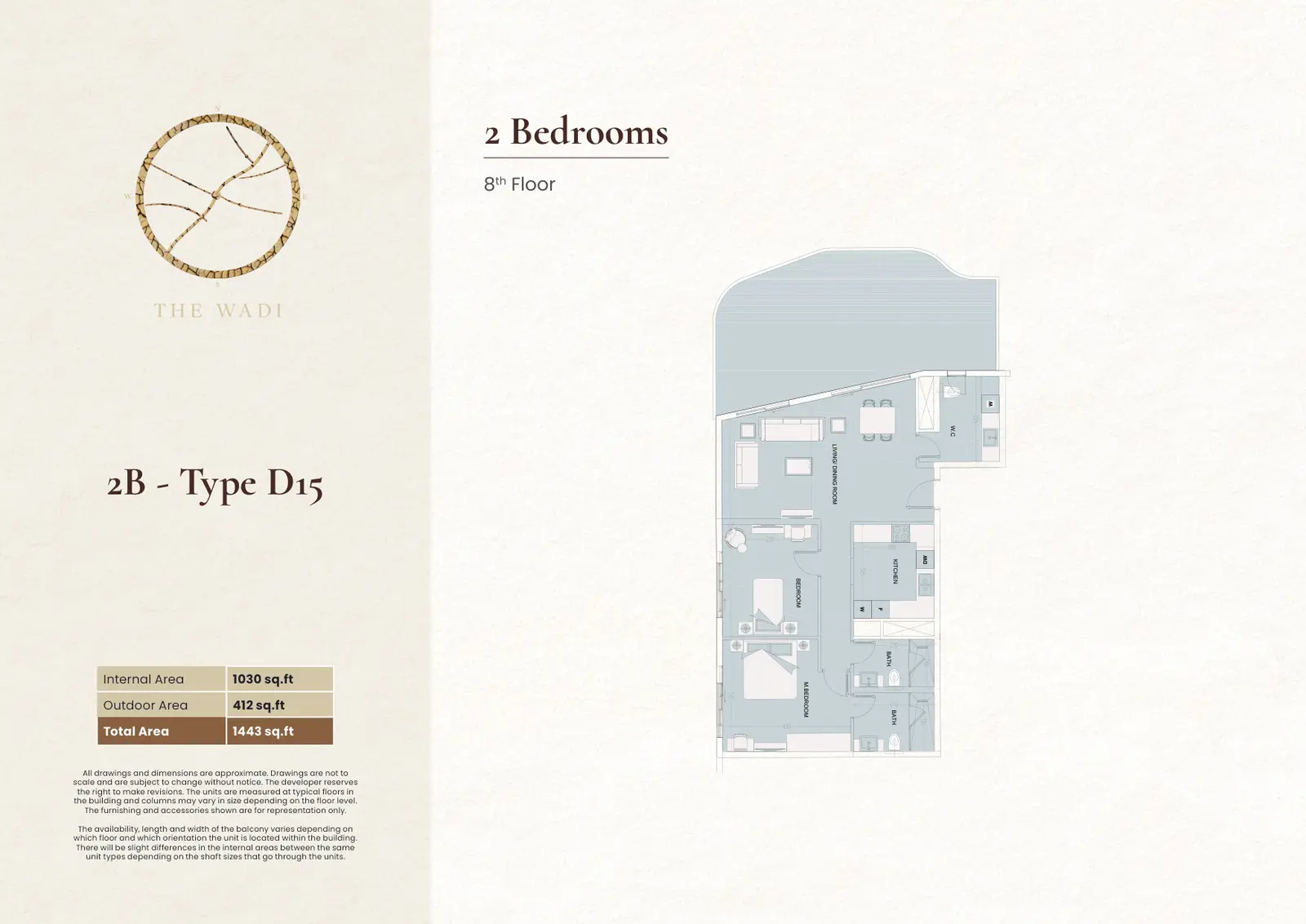 2 BR Apartment