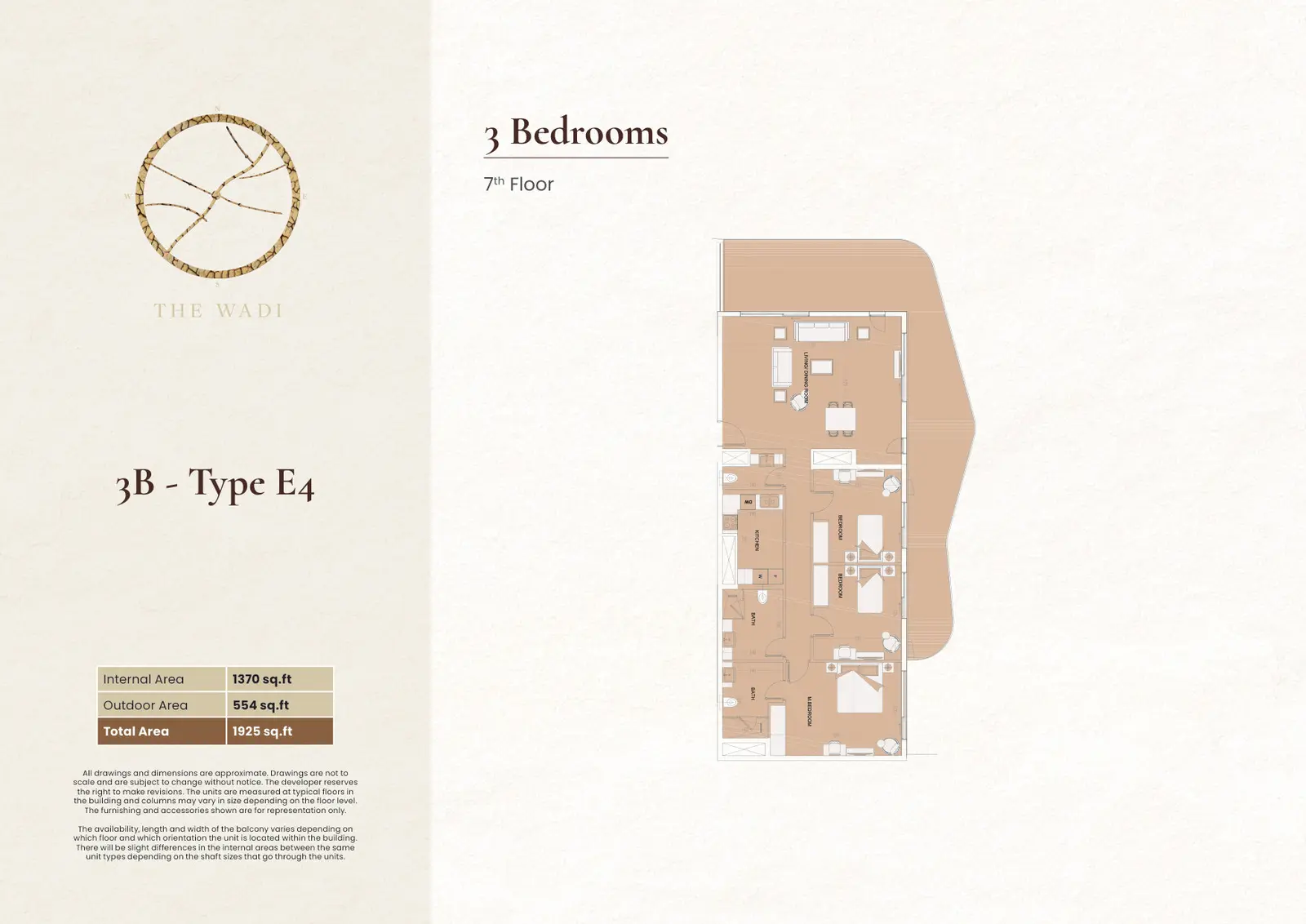 3 BR Apartment