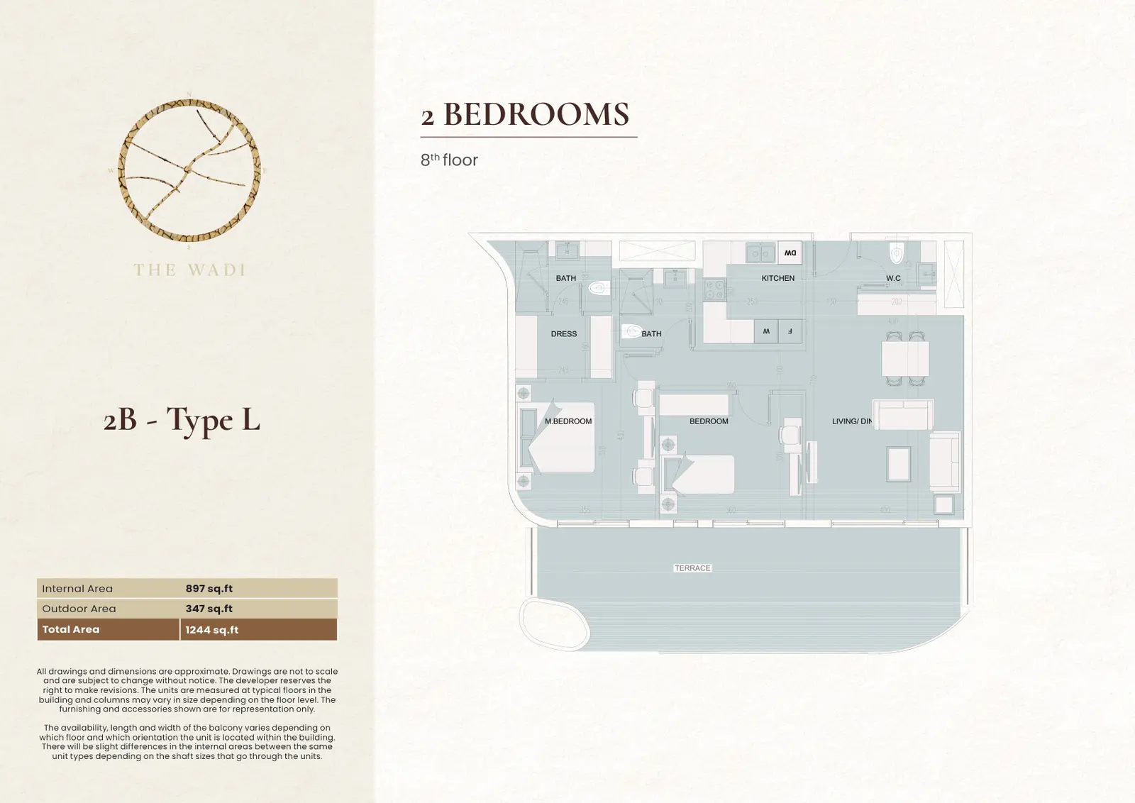 2 BR Apartment