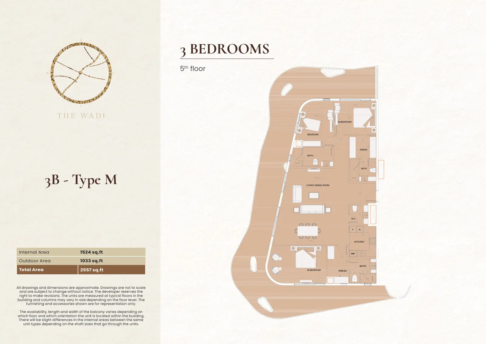 3 BR Apartment