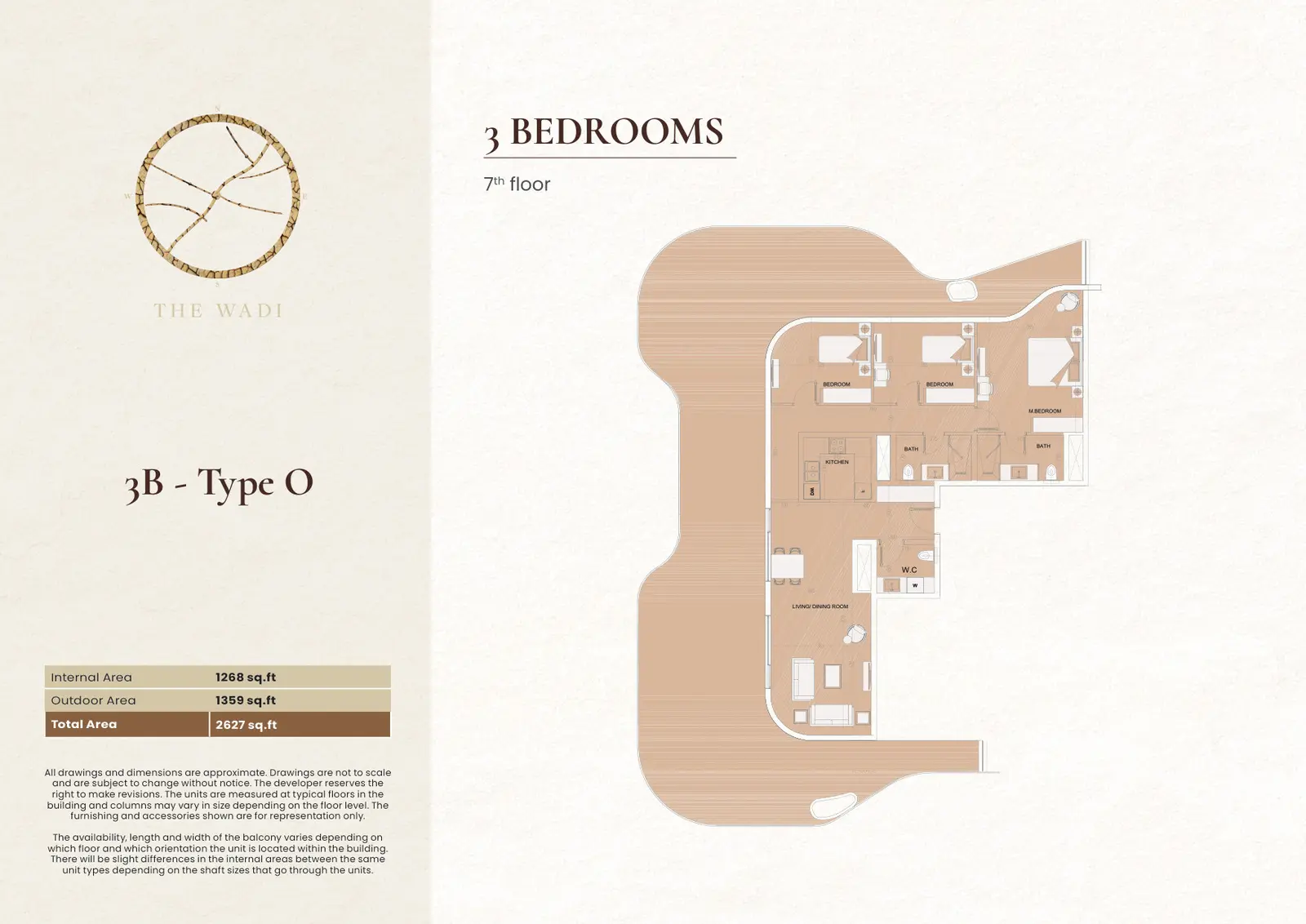 3 BR Apartment