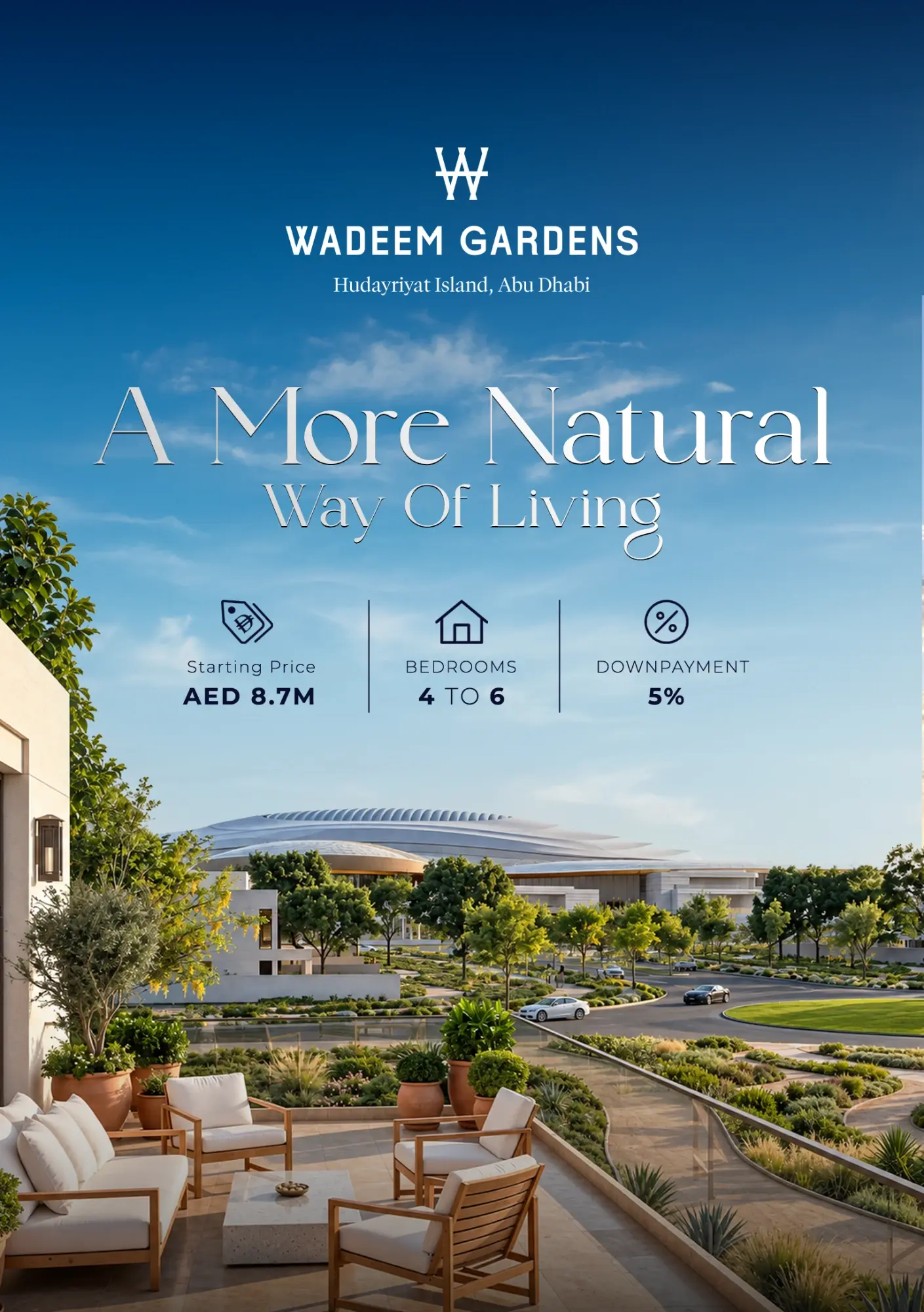 Wadeem Gardens by Modon, Hudayriyat Island - a more natural way of living, from AED 8.7M