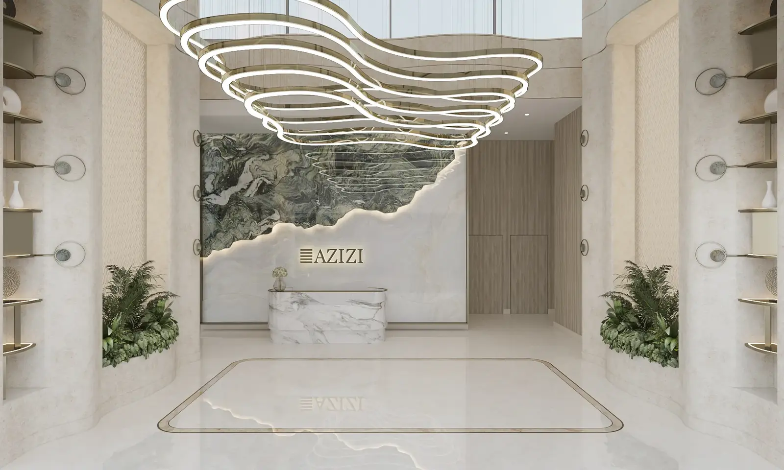 Riviera 56 in Azizi Riviera at Meydan One by Azizi - Lobby Image 1