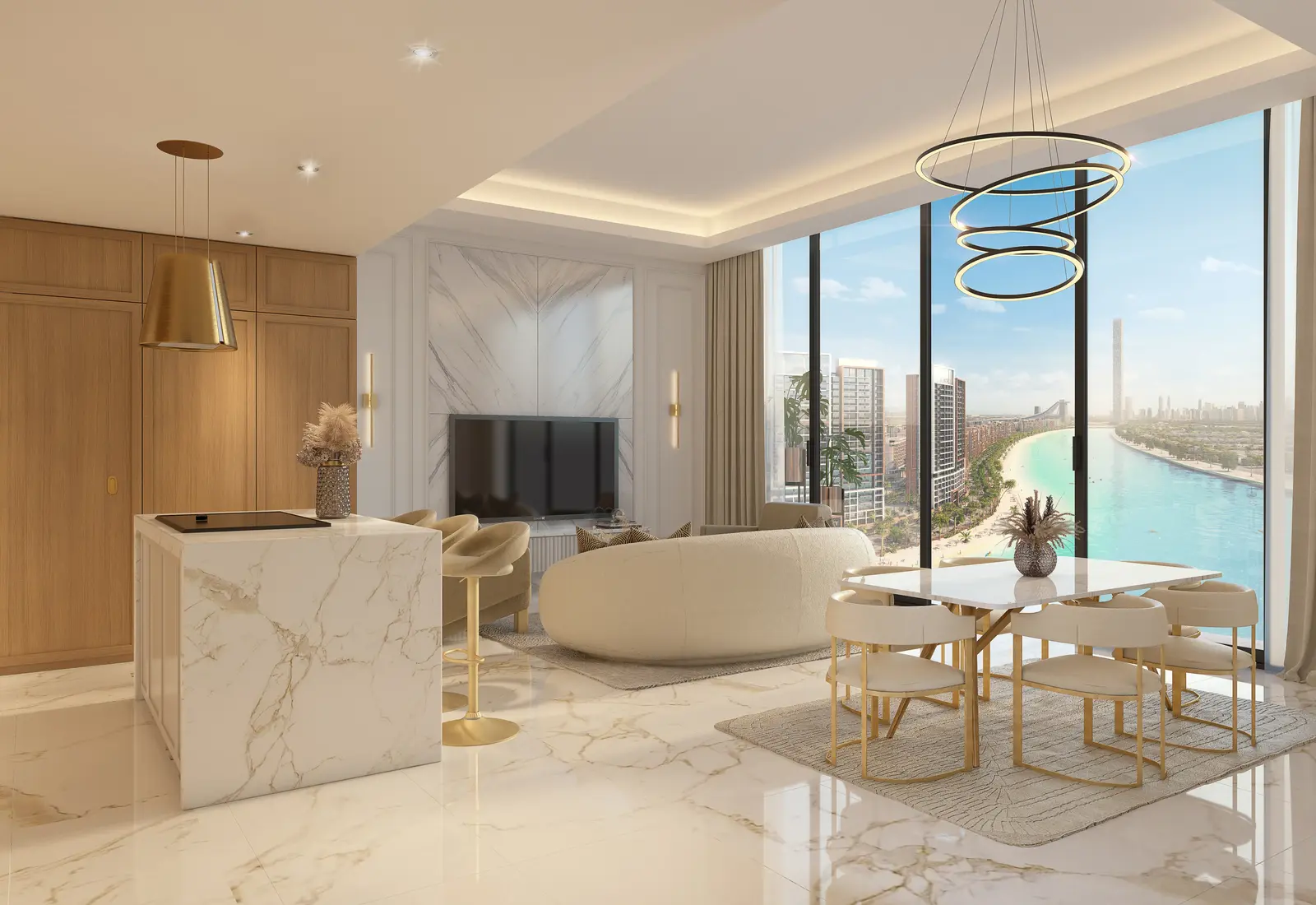 Riviera 56 in Azizi Riviera at Meydan One by Azizi - Interior Image 3