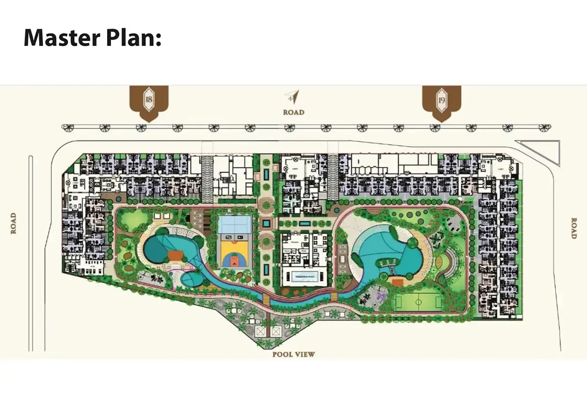 Bab Al Qasr Resort Residence 18 master plan