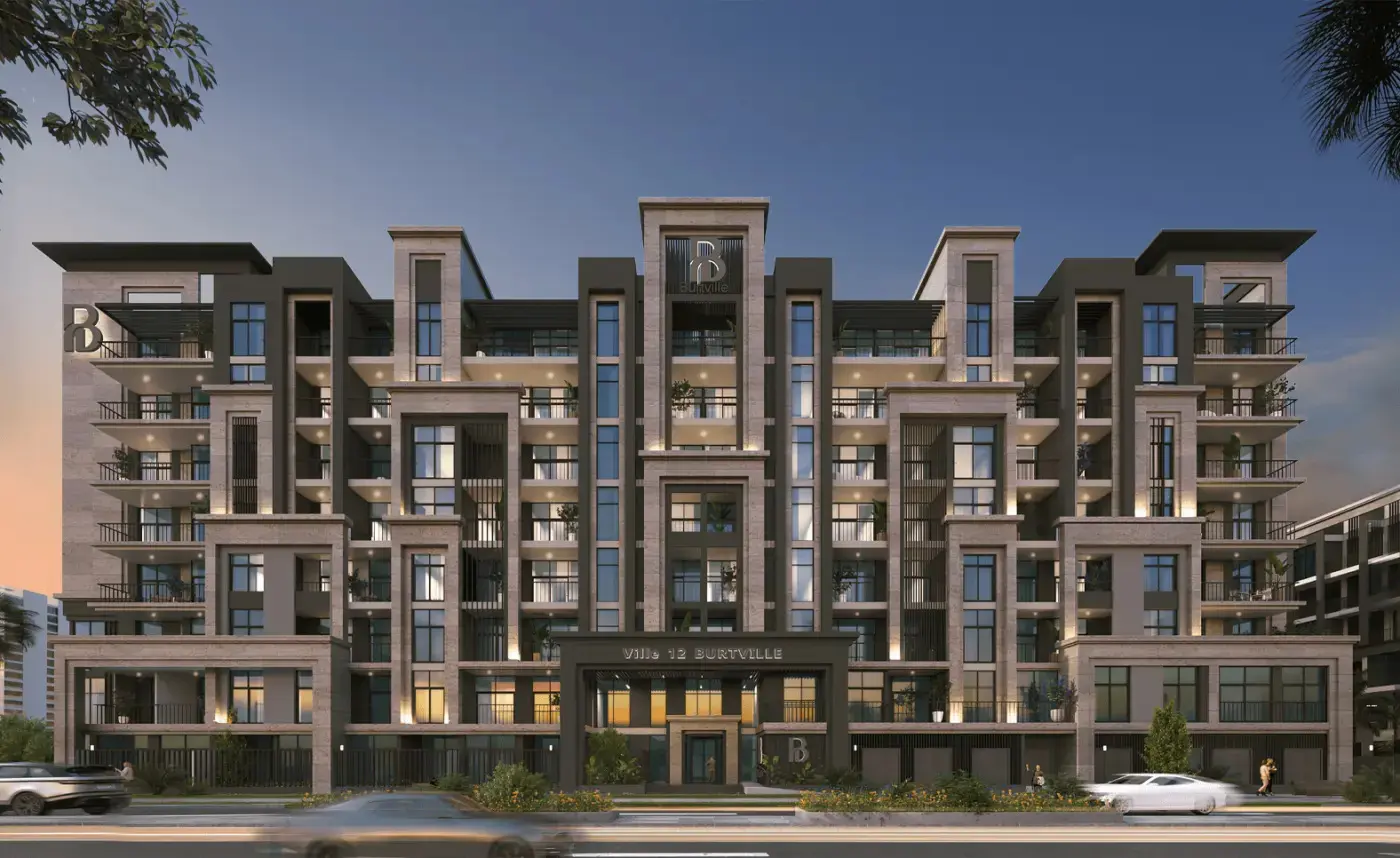 Balcony exteriors along the facade of Ville 12 in Masdar City Abu Dhabi
