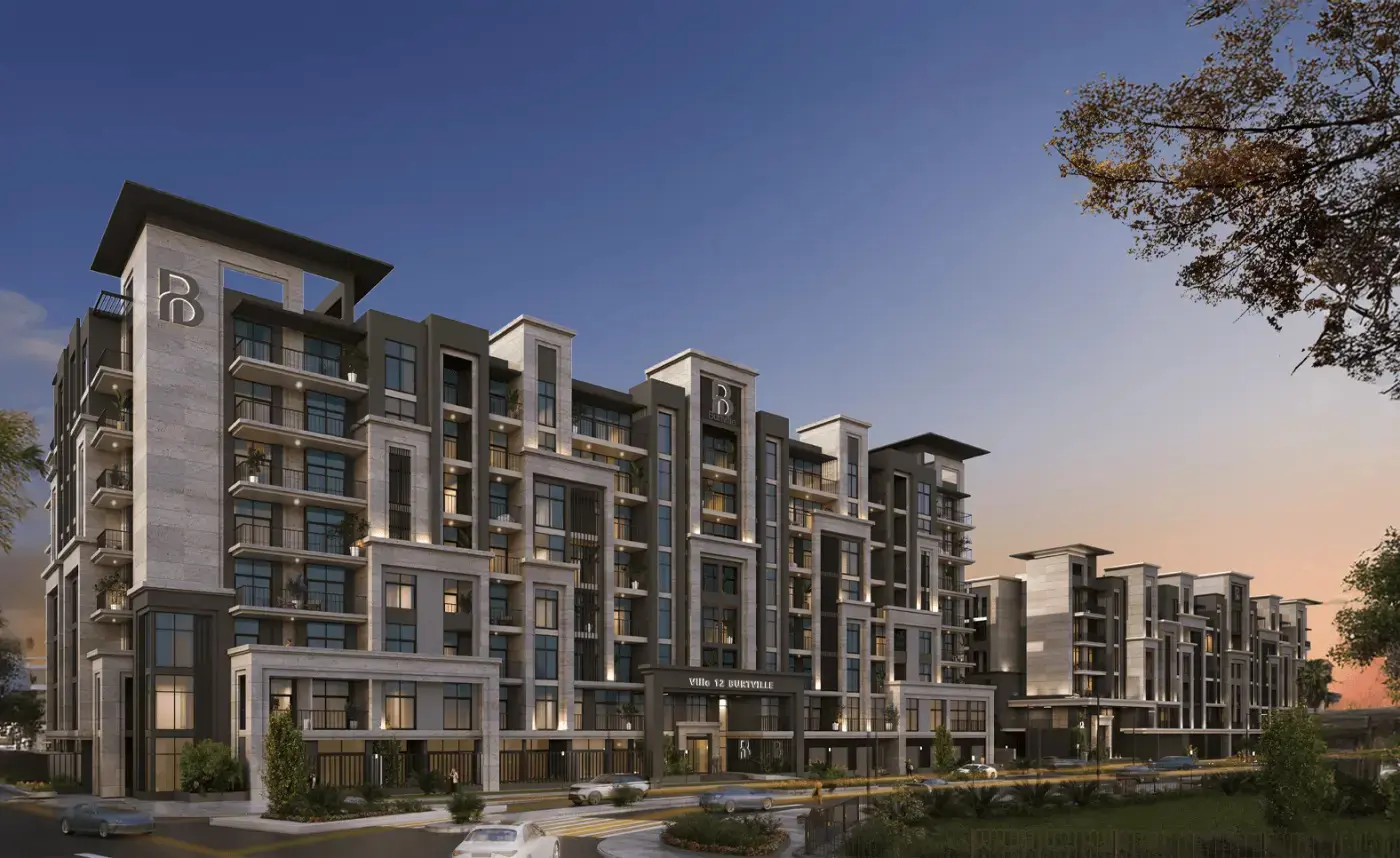 Ground floor exterior view of Ville 12 within Masdar City Abu Dhabi