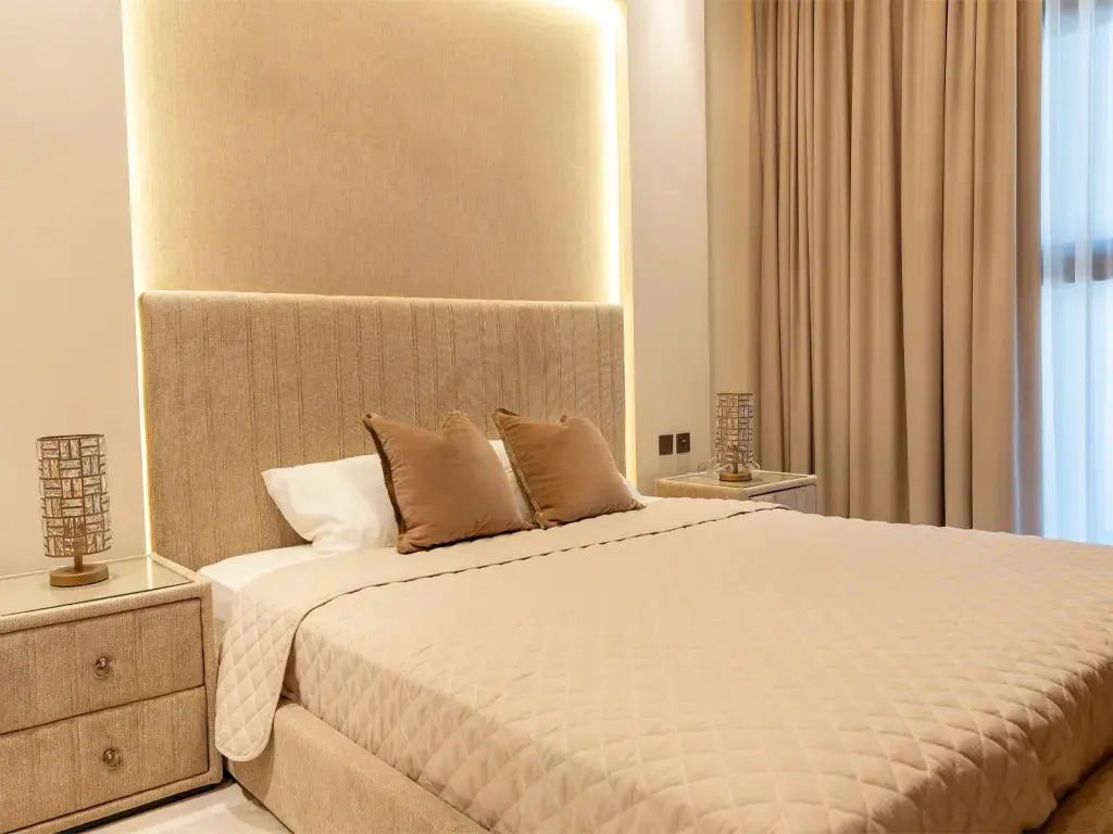 Duplex apartment interior staircase at Ville 12 Masdar City Abu Dhabi