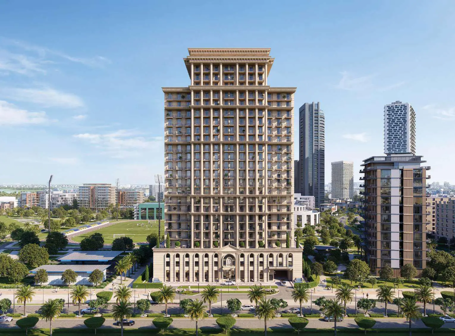 Bab Al Qasr Royal Residence 28 Al Reem Island Abu Dhabi exterior residential building architecture and property