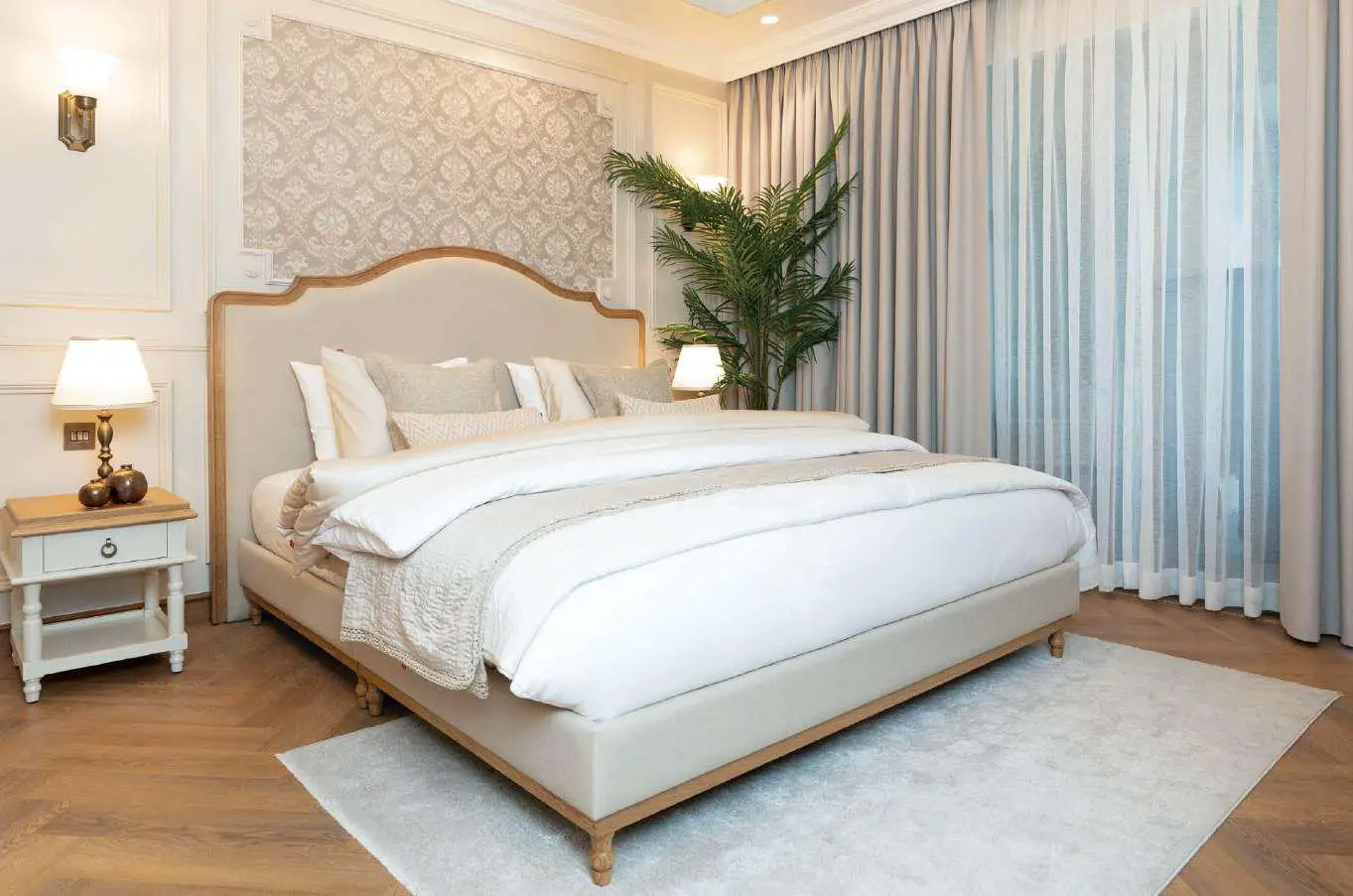 Bab Al Qasr Royal Residence 28 Al Reem Island Abu Dhabi apartment kitchen interior with contemporary fitted finishes