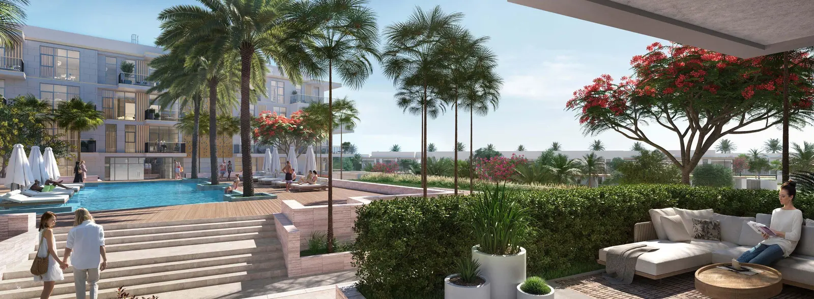 Souk Al Jubail Jubail Island Abu Dhabi exterior buildings, contemporary architecture, vibrant public spaces and island lifestyle