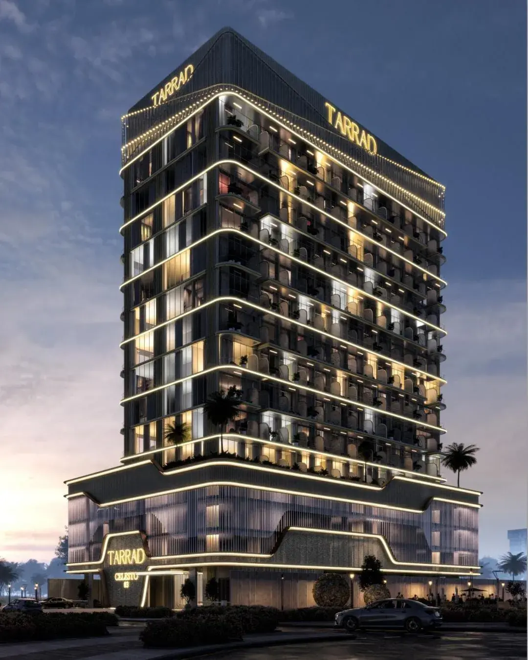 Celesto 3 in Dubai Land Residence by Tarrad Development - Exterior Image 1
