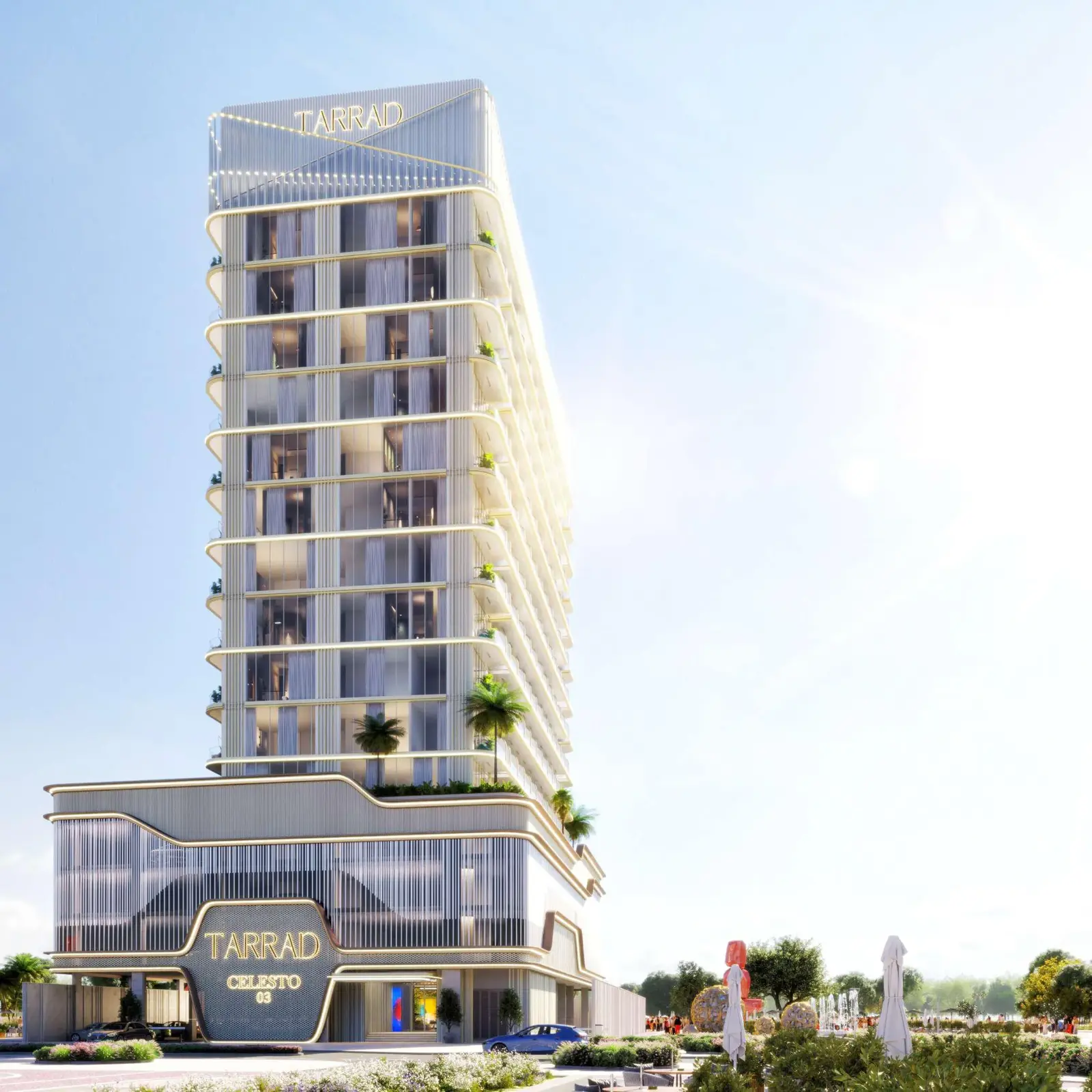 Celesto 3 in Dubai Land Residence by Tarrad Development - Exterior Image 2