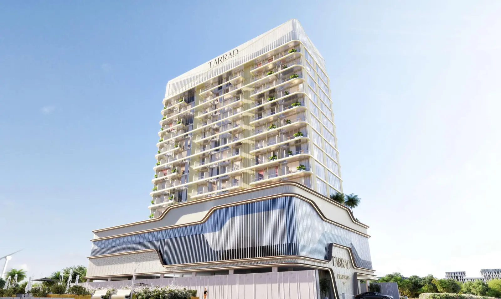 Celesto 3 in Dubai Land Residence by Tarrad Development - Exterior Image 4