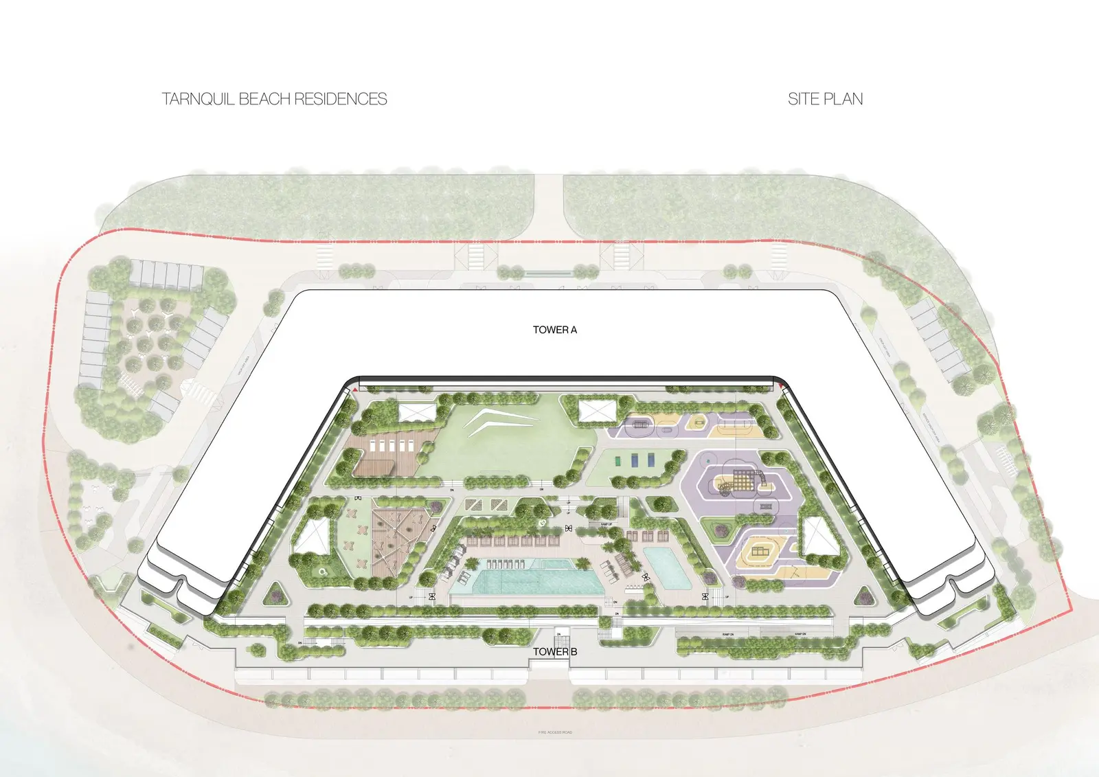 Tranquil Beach Residences master plan