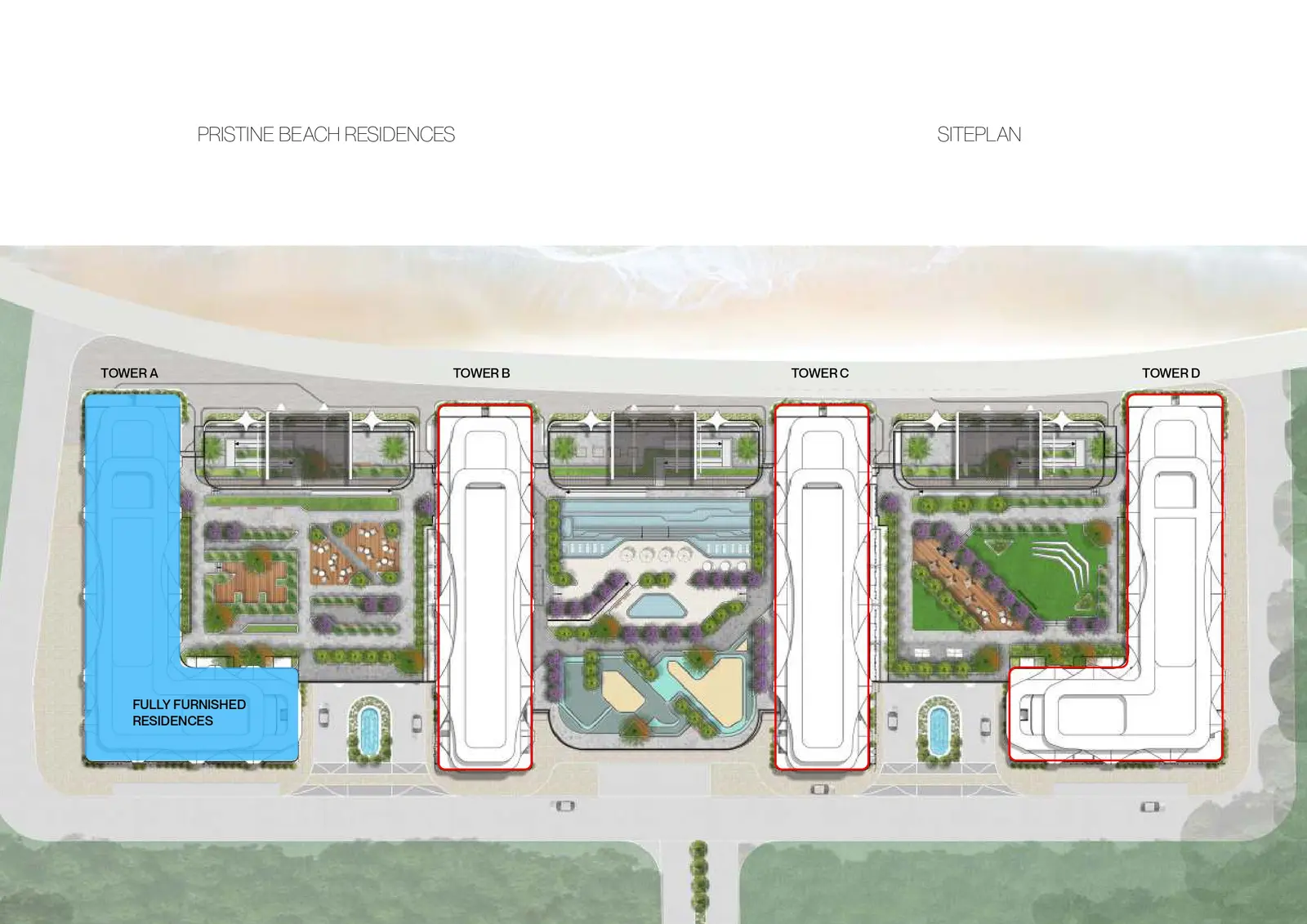 Pristine Beach Residences master plan