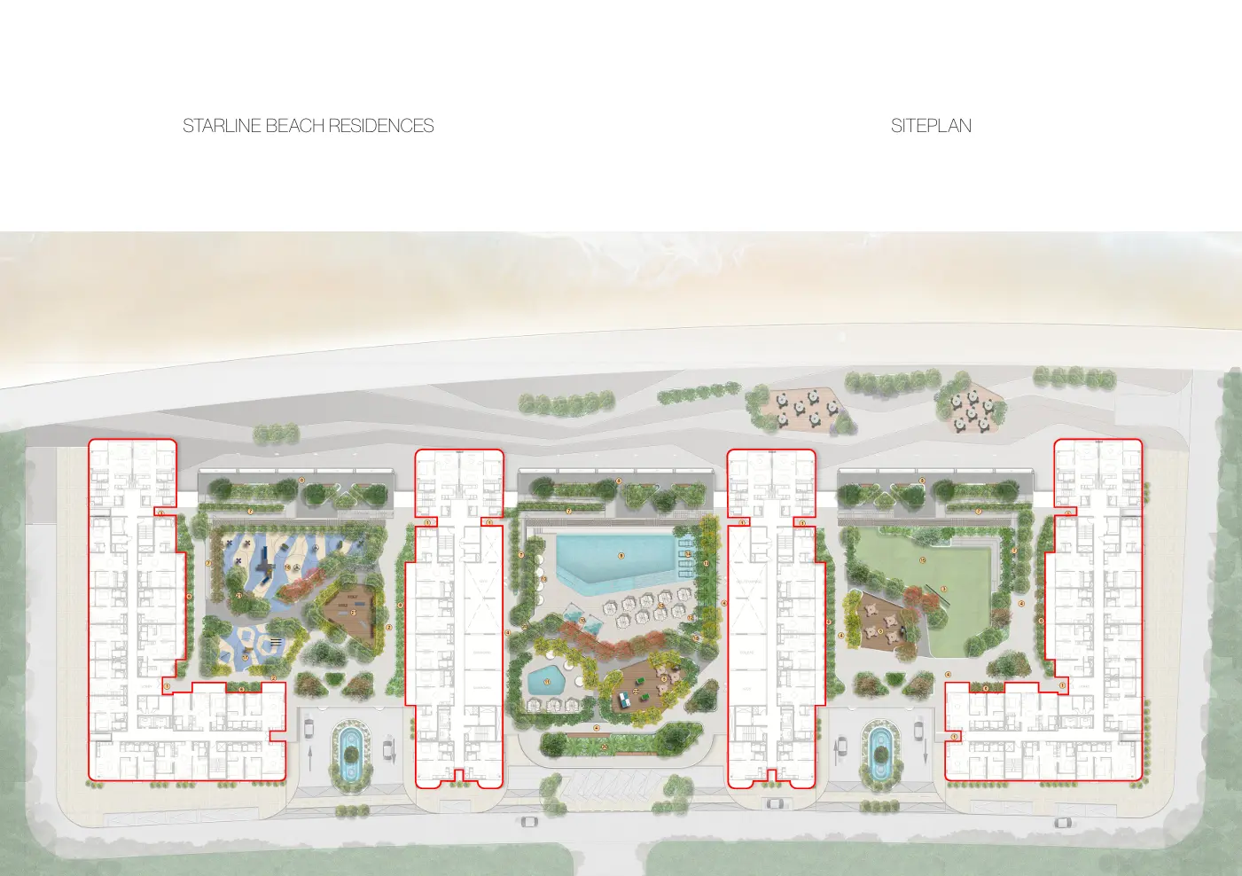 Starline Beach Residences master plan