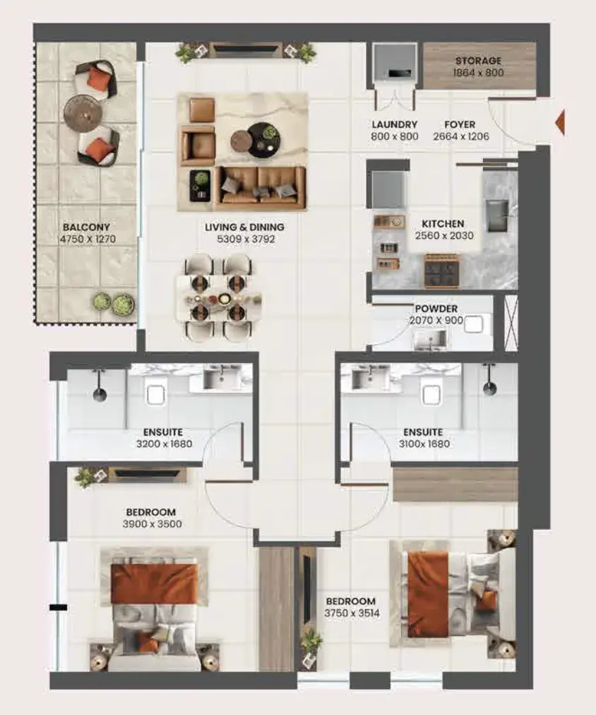 2 Bedrooms apartments - Sunvale
