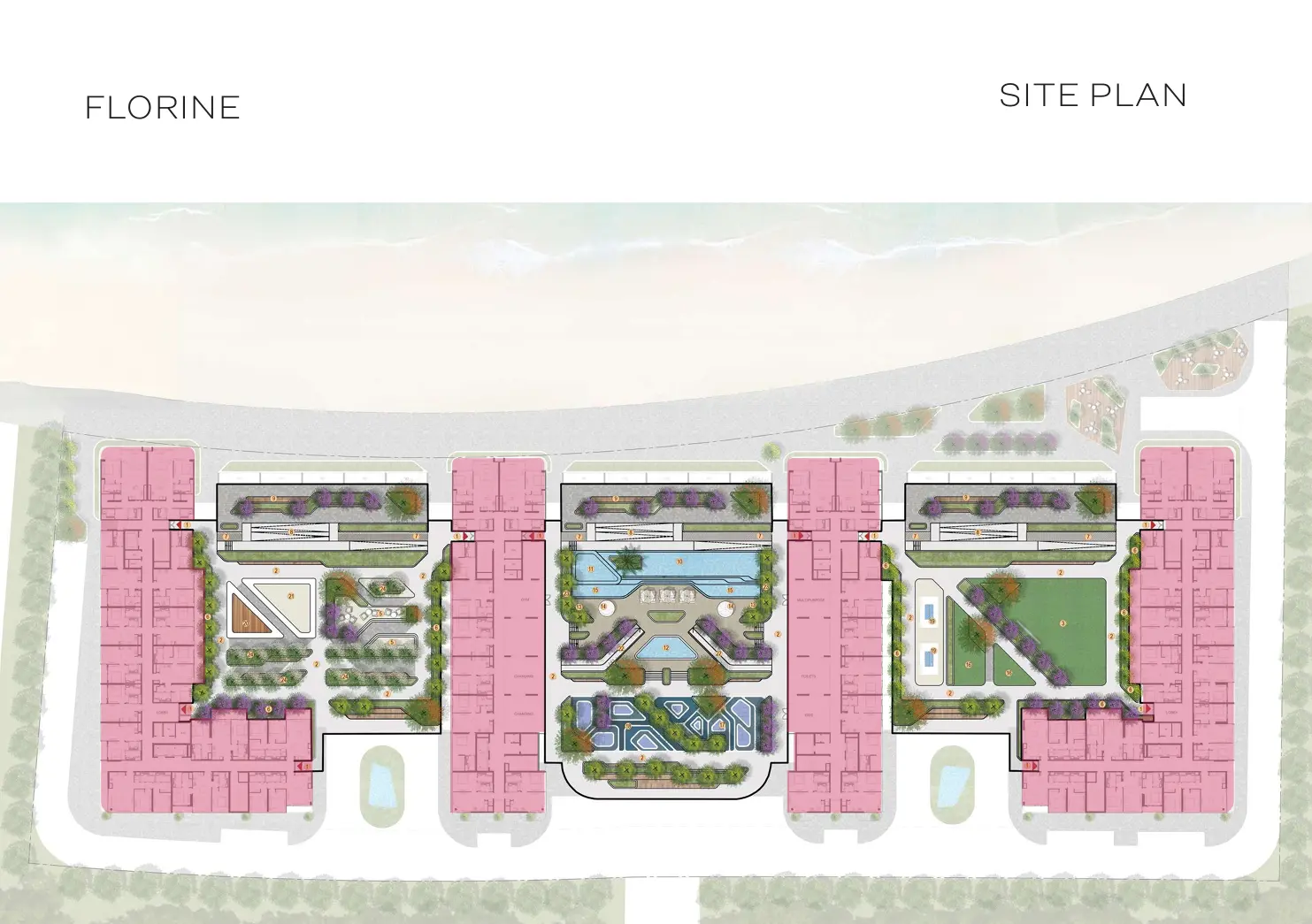 Florine Beach Residences master plan