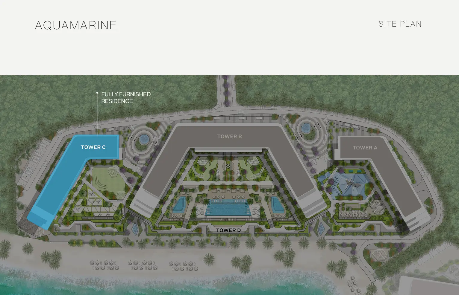 Aquamarine Beach Residences master plan