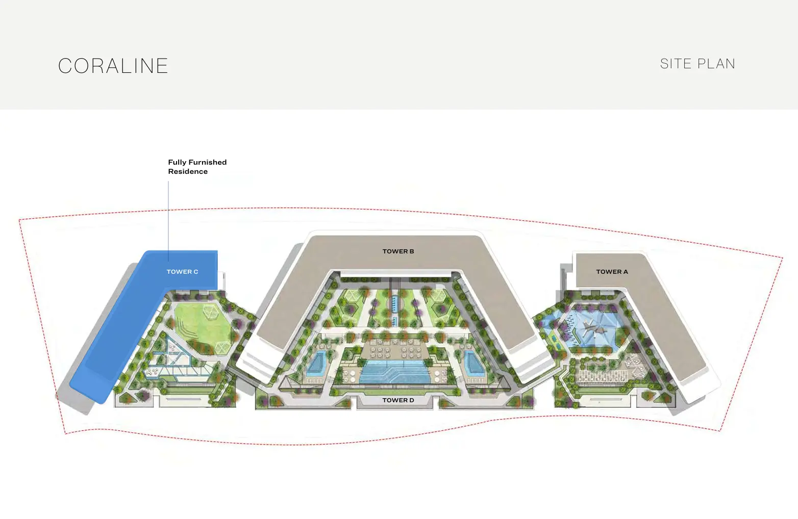 Coraline Beach Residences master plan