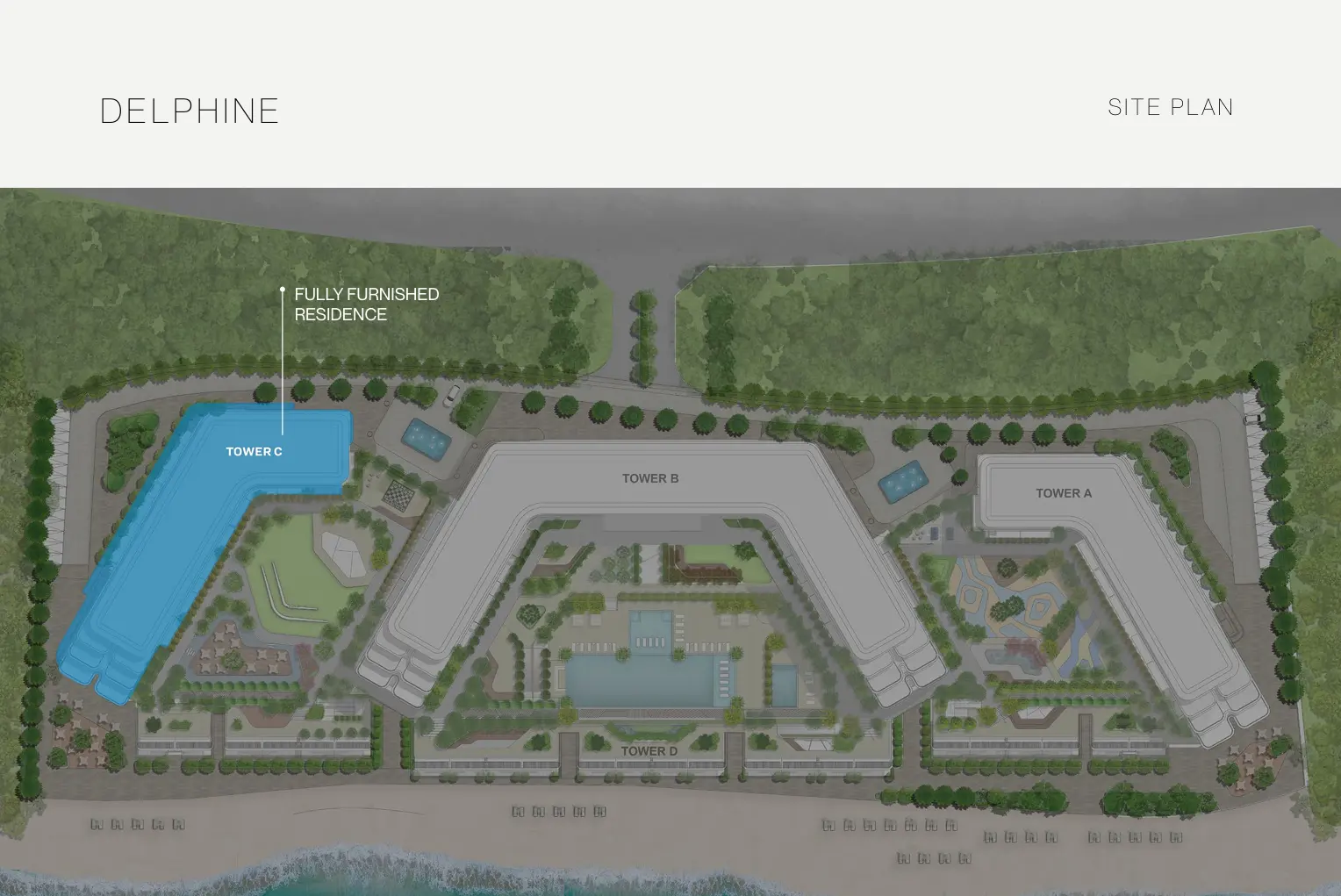 Delphine Beach Residences master plan