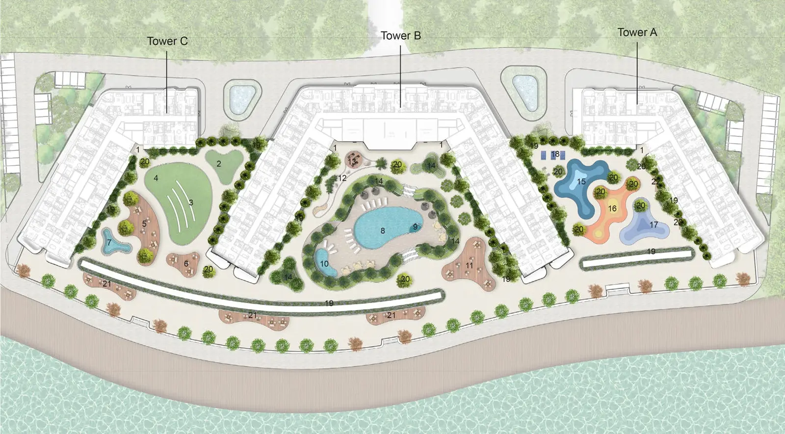 Bayside Marina Residences master plan