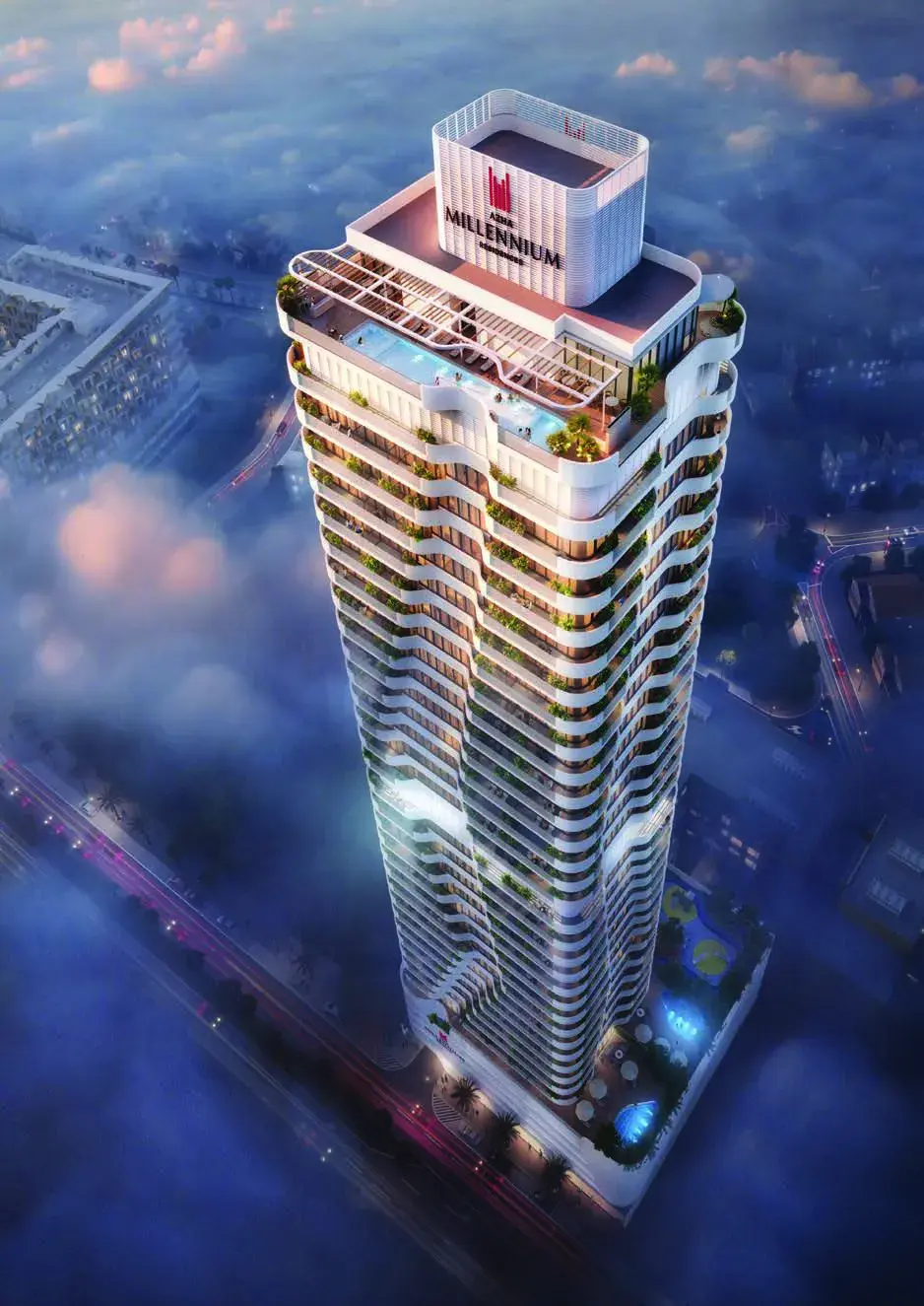 Azha Millennium Residences in JVT (Jumeirah Village Triangle) by Azha Development - Exterior Image 1