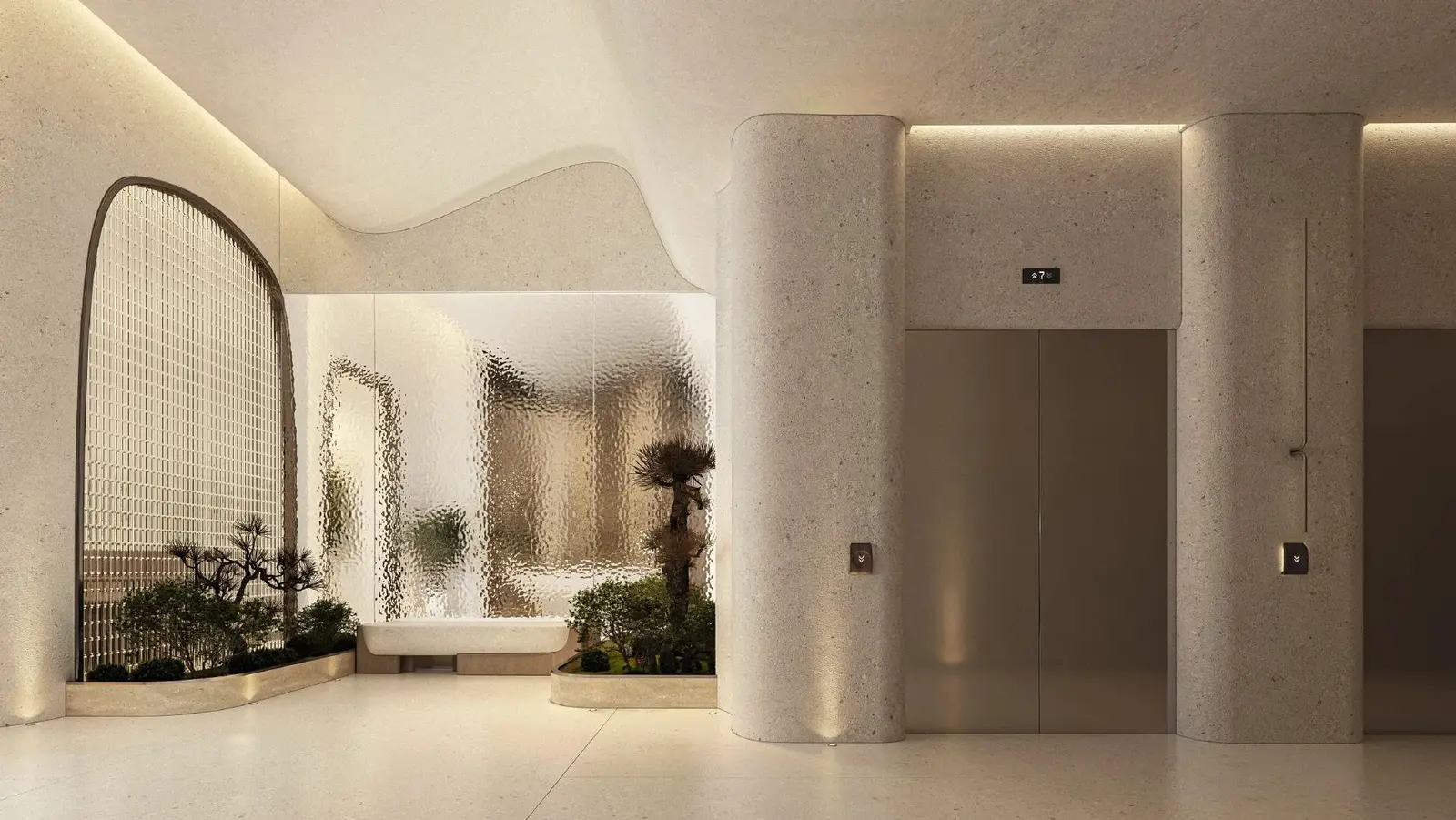 Sky Line by Peace Homes in Dubai Land Residence by Peace Homes Development - Lobby Image 2