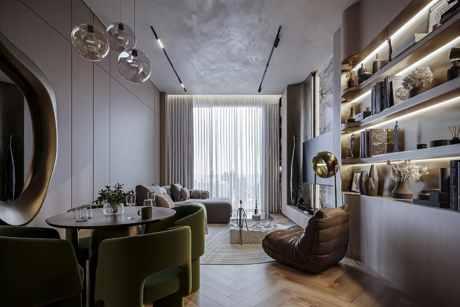 Sky Line by Peace Homes in Dubai Land Residence by Peace Homes Development - Interior Image 3